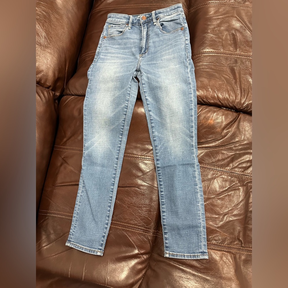 Abercrombie & Fitch Light Blue Straight Leg Jeans